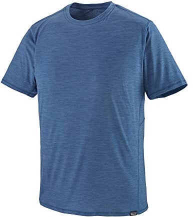 Patagonia 45760-SUPX M's Cap Cool Lightweight Shirt T-Shirt Men's Superior Blue - Light Superior Blue x-dye XL