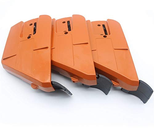 Tiempo Beixi 3pcs / Lot de la Cadena del Embrague Tapa del piñón Lateral Compatible con Husqvarna 362 365 372 385 390 575 372XP Motosierra 503796101, 537033501 reemplazo