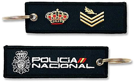 CNP Schlüsselanhänger Nationale Polizeikorps Währung, Polizist, 10 x 3 cm