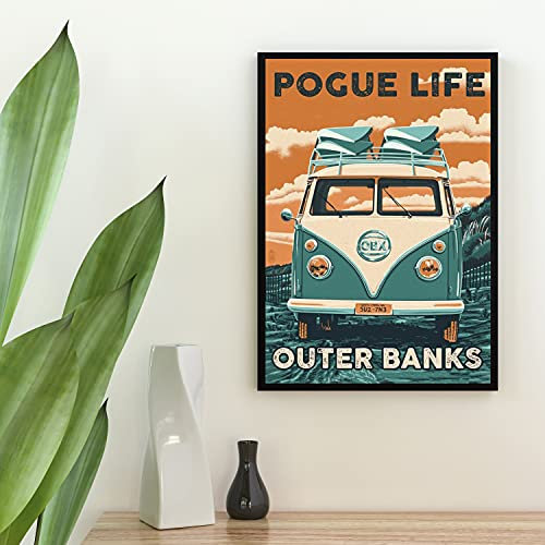 Inga Pogue Life Poster Outer Banks Poster, Hippie-Poster, bestes Geschenk für Hippie, Vintage-Poster, Metall-Blechschild, Poster, 20,3 x 30,5 cm