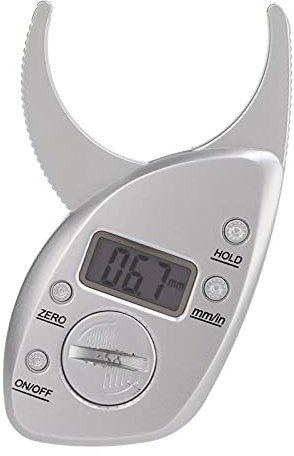 Eujgoov Calibrador De Grasa Corporal, LCD Digital Skin Fat Tester Skin Fat Tester Calculadora Bmi