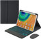 HaoHZ Tastatur Hülle für Huawei Matepad 11 mit Touchpad, Englische QWERTY-Tastatur, Abnehmbare Tastatur Mit Hintergrundbeleuchtung Slim Leather Folio Smart Cover Mit Stifthalter,Schwarz