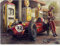 ZHXXFD Peinture Numero Voiture De Course Ancienne sans Cadre,Kits De Peinture par Numéros pour Enfant Adulte,40X50cm DIY Kit De Peinture avec Toile, Pinceaux Et Peinture Acrylique,A8