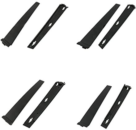 MKAREPART Lot de 4 garnitures en plastique pour pilier de porte B 1473673, 1473674, 1473675, 1473676