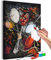 murando - Malen nach Zahlen Küche Salz und Pfeffer Gewürze 40x60 cm Malset mit Holzrahmen auf Leinwand für Erwachsene Kinder Gemälde Handgemalt Kit DIY Geschenk Dekoration