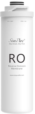 SimPure Filtre RO pour système d'osmose inverse UV T1-400 (uniquement applicable au système UV T1-400), cartouche de rechange pour 12 mois (lot de 1)