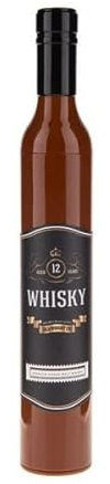 Ebiz Ombrello pieghevole a forma di bottiglia di Whisky alcool, multicolore, Medium