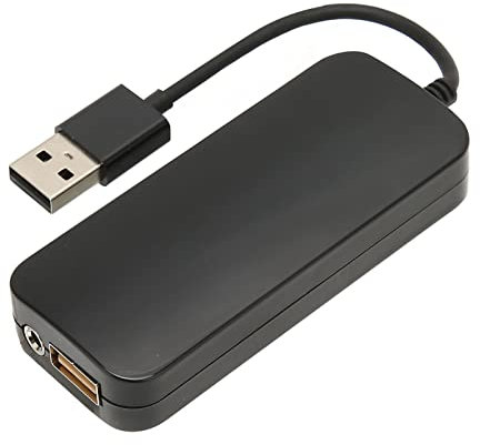 Drahtloser CarPlay-Dongle, Kabelgebundener CarPlay-Dongle-Konverter mit USB-Schnittstelle, Sprachsteuerung, Drahtlose Android-Auto-Einbaunavigation, Multimedia-Bildschirm Realisiert Intelligenz