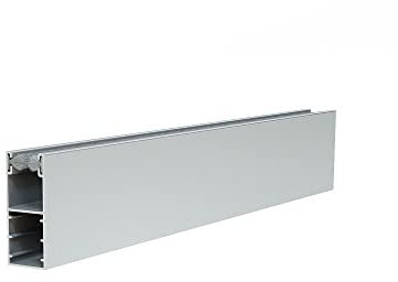 Führungsschiene Alu für Mini Vorbaurollläden Rolladen 45x22mm + Bürstendichtung (anthrazitgrau, 200cm)