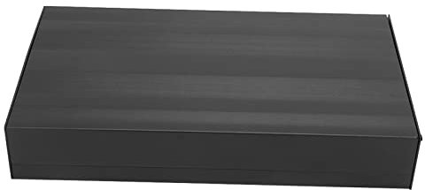 Alvinlite Schwarz Aluminiumlegierung Elektronik Schutzbox 50 x 178 x 300 mm Wasserfest mit Schrauben