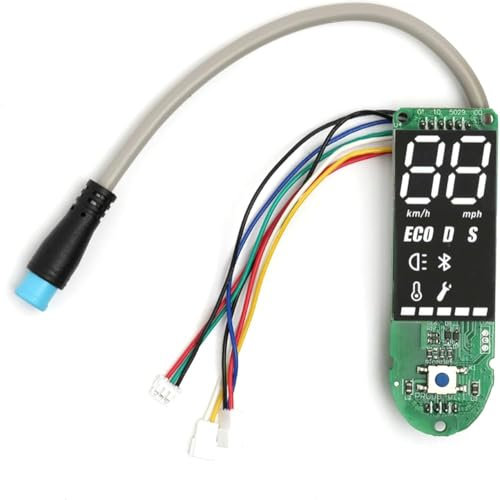RiToEasysports Tableau de Bord de Scooter électrique, Remplacement de Carte de Circuit imprimé Bluetooth pour Scooter électrique Pro