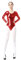 Carnavalife Damen Tanzkleidung, Rot, 38