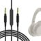 GEEKRIA Cavo audio con microfono compatibile con Sony WH-1000XM5 WH-1000XM4 WH-CH520 WH-CH720N WH-910N INZONE H5, cavo stereo di ricambio AUX da 3,5 mm con microfono in linea (1,7 m), EJX29-95