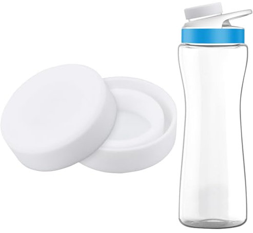 Cap Lid for Cirkul Water Bottle, Essential for Cirkul Water Bottle, Fits Plastic and Metal Bottles, Water Bottle Replacement Lid Compatible with Cirkul, White Caps Water Bottle Accessories (2pcs)