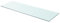 Kavolet 90x30 cm Glasboden Glasscheibe Glasplatte Glasregal Transparent Regalboden Glas Einlegeboden Glasablage für Badezimmer Wandregal Badablage 8 mm stärke