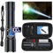 Rechargeable Flashlights High Lumens - 20,000 Lumens Super Bright Powerful LED Flash Light with Dimmable&Memory Function, Tactical Handheld Flashlight for Camping,6 Modes,Zoomable,LCD Display