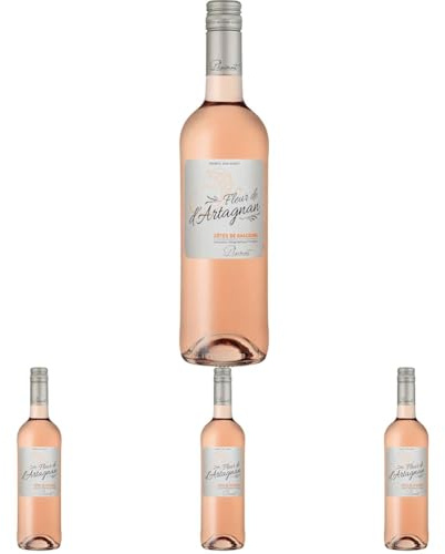 Plaimont Fleur de d`Artagnan Rosé 2022 trocken (1 x 0,75L Flasche) (Packung mit 4)