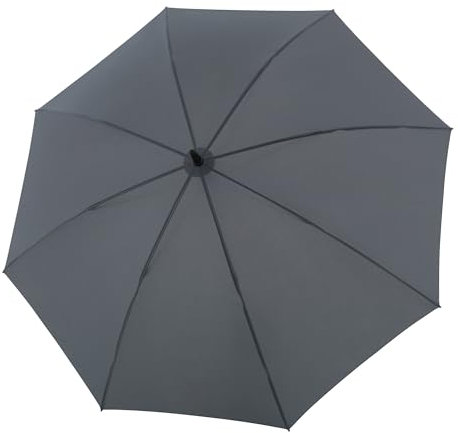 Knirps C.900 Light XXL paraguas grande en gris oscuro I paraguas manual ligero y estable I paraguas de pareja con ø 122 cm I a prueba de viento I paraguas de golf con mango antideslizante
