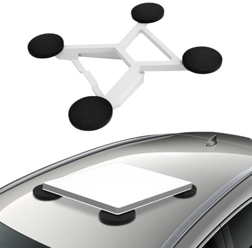 Starlink Mini Mount Auto Dachhalterung, Magnetisches Befestigungsset Kompatibel mit Starlink Mini, Montageset mit Silikonplatte und Silikondichtung, für Wohnmobile, Vans, Boote, Yachten, LKWs -