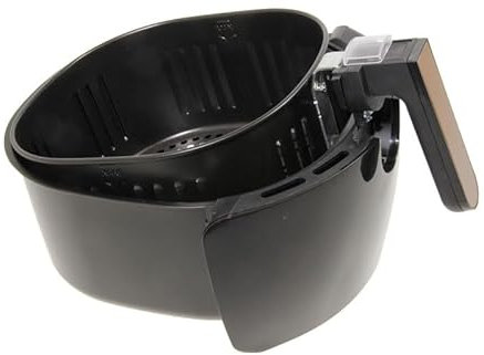 Cestello contenitore nero/rame adatto ariete Friggitrice ad aria Air Fryer 5.5LT 4618 AS 00000 387