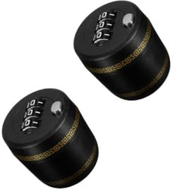 Three Digit Plastic Combination Lock Sealing Lock for Wine Bottles Set of Two Small Password Locks for Wine Bottle Caps Security Lock