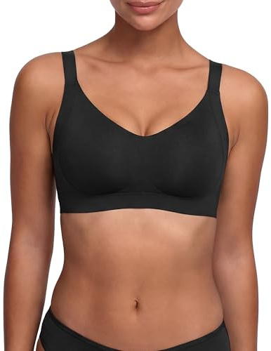 Seamless Compact Push-Up BH – Damen BH ohne Bügel – Nahtloser bügelloser Push-Up BH mit extra herausnehmbaren Pads – Hebt & formt die Brust – Atmungsaktiv & perfekte Passform