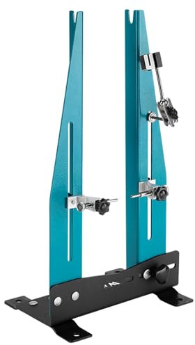 ENWYTE Fahrrad-Rad-Zentrierständer Kohlenstoffstahl 16–29-Zoll-Räder 140–180 mm Bremsscheibe Radausrichtung Wartung Reparatur Richten der Fahrradfelge(16-27.5 inches)