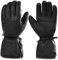 SAVIOR HEAT Beheizte Handschuhe für Herren und Damen, Palm Lederhandschuhe für Winterski und Eislaufen, Arthritis Handschuhe 7.4V 2200 Mah Elektrische wiederaufladbare Batterien Handschuhe