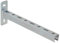 Dalsys Schienenkonsole, Wandausleger 38/40 Silber 52cm, Wandträger, Schwerlastträger aus verzinktem Stahl, korrosionsbeständig