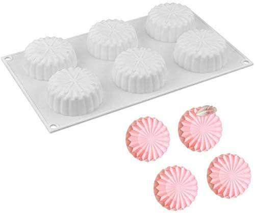 DUBENS ZOOENIE 3D Origami Blume Geformt Silikon Kuchen Form Zum Backen Mousse Schokolade Trüffel Gebäck Werkzeug Backformen Pan Kuchen Dekorieren Werkzeuge (Origami)