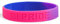 Patch Nation Bisexual Gay Bi Pride Lesbian LBGTQ Merged Flag Wristband Silicone Wristbands