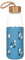 Pebbly Bouteille en verre avec protection silicone, 55cl Bleu