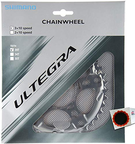 Shimano Kettenblätter ULTEGRA FC-6703 39 Zähne 130mm Aluminium Silber Fahrrad