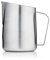 Barista & Co Stainless Steel Milk Jug - Portable Dial Milk Frothing Jug for Coffee Machine with Internal Measuring Marks - Silver 600ml Milk Frothing Pitcher for Coffee Art Making, as Latte,Cappuccino