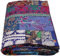 Kantha Baby Balnket Patchwork-Vintage-Überwurf, Kinderdecke, 127 x 178 cm, ultraweich und gemütlich, schwere Decke, Baumwolle, gesteppte Babydecke (blau)