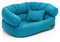 Juelle Hundebett für große Hunde - Sofa für große Hunde, Abnehmbarer Bezug, maschinenwaschbar, flauschiges Bett, Hundesessel Santi S-XXL (Größe: XL - 120x85x35 cm, Türkis)