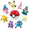 MEGA Pokémon Bauspielzeugset Trainer 8er-Pack mit 189 Teilen, 8 bewegliche Figuren, ca. 5 cm groß, für Kinder, HKT24