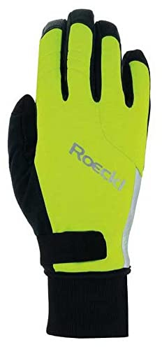 Roeckl Villach 2 Winter Fahrrad Handschuhe lang Fluo gelb 2023: Größe: 8