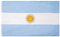 MUWO Flagge Nations Together 90 x 150 cm Nationalmanschaften, doppelseitige Gartenflagge, wetterfeste Fanflagge, Fußballflagge Polyester Länderfagge Deutschland mit Ösen (Argentinien)