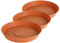 Garronda Untersetzer Blumentopf aus Kunststoff 1 Stück oder 3er Pack Plastik Pflanztopf Pflanzen Untersetzer rund für Pflanztöpfe Set GD-0023 (3 Stück Terracotta, ⌀ 16cm H 3cm)
