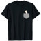Lustiger Kakadu-Vogel in der Tasche T-Shirt