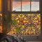 Neukids Selbstklebende Handbemalte fensterfolie Muster statisch haftend Sichtschutzfolie Boho Libelle Fenster Folie Schlafzimmer Wohnzimmer Küche Bad Büros Doppelseitig dekorfolie Fenster 40x200cm
