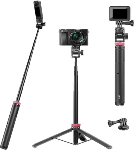 Trípode Selfie de 146 cm ULANZI MT-71 Cámara Trípode/Palo Selfie Extensible para cámara de acción