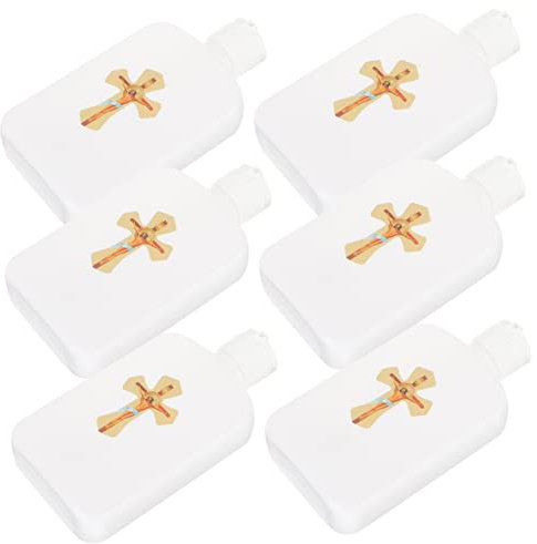 Cabilock Lot De 6 Bouteilles Deau Bénite Catholiques Vides pour La Bénédiction De Léglise