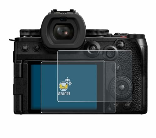 BROTECT Schutzfolie für Panasonic Lumix DC-S5II | 2 Stück Entspiegelnder Displayschutz Made in Germany Matte Displayschutz-Folie Anti-Reflex Anti-Fingerprint Einfache Montage
