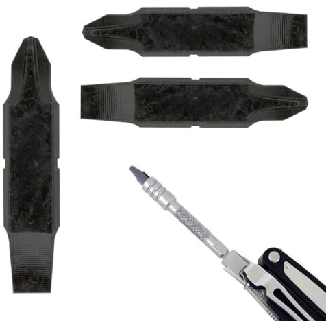 Ersatz-Schraubendreher-Bit für Leatherman-Multifunktionswerkzeug, Kreuzschlitzkopf mit 3/16-Zoll-Schlitz, 3/16-Zoll-Flachkopf, fügen Sie Ihren Multitool-Schraubendreher hinzu oder ersetzen Sie ihn –