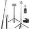 VIDIFY VRIG 54 Extendable Camera Invisible Extension Pole Selfie Stick Tripod with 1/4 Screw And Action Camera Adapter For Insta360 X4, GoPro Hero 13 - 30cm - 136cm