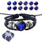 MENGGF Spirilet Zodiac Signs Spirit Bracelet, Unisex Leather Zodiac Bangle (Taurus)
