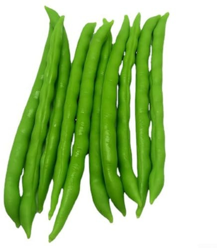 Realistic Plastic Green Beans, Artificial Vegetables for Home Decoration, Lifelike Display