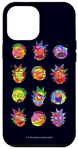Rick and Morty Psychedelic Heads Case for iPhone 12 Pro Max
